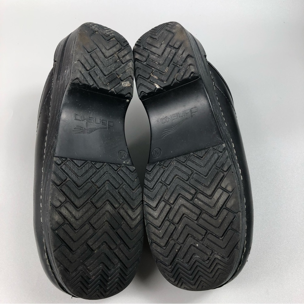 Dansko Women’s Black Leather Slide Mules Clogs Size 9.5 - Picture 10 of 12